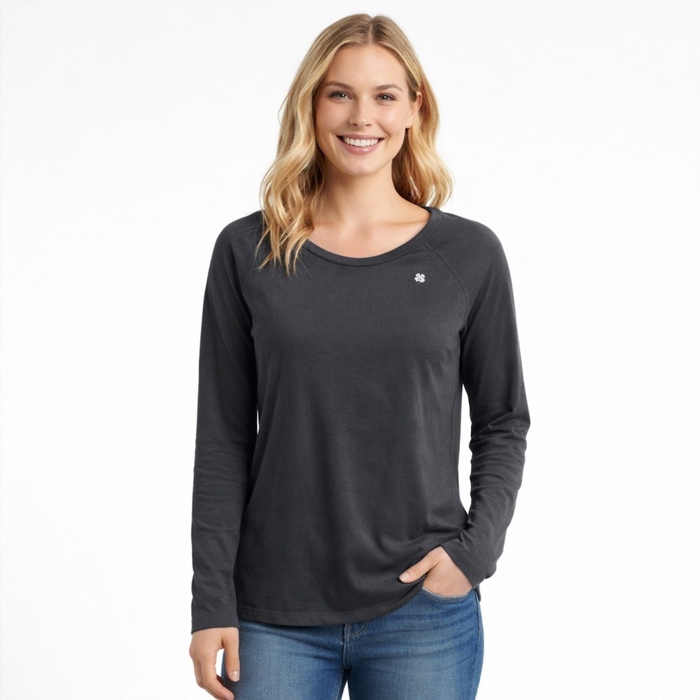 Lucky Brand Charcoal Long Sleeve Tee- Large